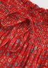 Boho Skirts in Red Crimson For Women